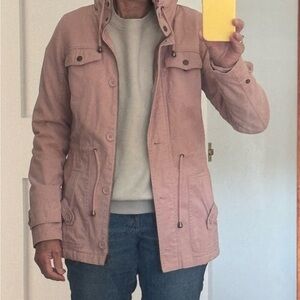 Rip Curl millennial pink anorak jacket NWT